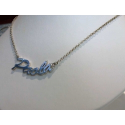 Collana Names argento platinato Paola Collana Names argento platinato Paola